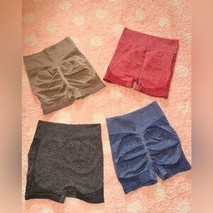 Stylish Women's Athletic Shorts - 4 Pack